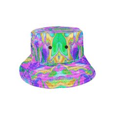 These Colorful Bucket Hats feature a Rainbow Colors Fiesta Succulent Sedum Rosette Original Design and will keep the Sun off your face on your trips to the Beach! The Unisex construction make it perfect for Women, Men, Teens and Tweens. Made from Chino Cotton Twill – these bucket hats are soft, comfortable, and fun! This Original Digital Oil Painting by My Rubio Garden features a beautiful colorful flowering Rainbow Colors Fiesta Succulent Sedum Rosette. The result is a dramatic, colorful explos Adjustable Pink Bucket Hat For Festival, Colorful Adjustable Fun Bucket Hat, Whimsical Multicolor Adjustable Hat, Whimsical Adjustable Multicolor Hat, Colorful Adjustable Bucket Hat, Adjustable Green Bucket Hat For Festivals, Adjustable Multicolor Hat For Music Festival, Colorful Adjustable Festival Hats, Adjustable Multicolor Bucket Hat For Festival