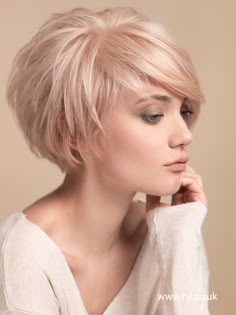 Short Cropped Hairstyles for Fine Hair Short Cropped Hair, Crop Hair, Modern Haircuts, Short Wavy Hair