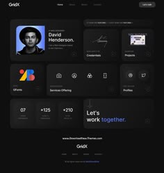 Personal Portfolio Resume WordPress Theme Website For Portfolio, Personal Page Design, Web Designer Portfolio Website, Gaming Portfolio, Product Designer Portfolio, Personal Branding Website, Dark Portfolio, Ui Designer Portfolio