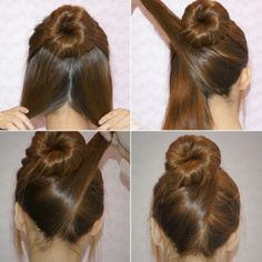 Adorable DIY Criss-Cross Hair Bun Updo  - http://www.stylishboard.com/adorable-diy-criss-cross-hair-bun-updo/ French Twists, Easy Hairstyles Quick, Work Hairstyles, Trendy Hair, Great Hair, Hair Dos, Hair Updos, Diy Hairstyles