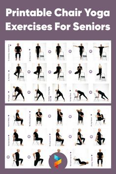 the book is titled, printable chair yoga exercises for seniors