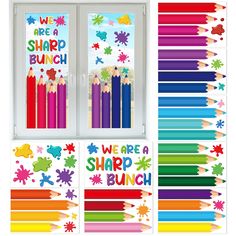 we are a sharp bunch of colored pencils with the words we are a sharp bunch