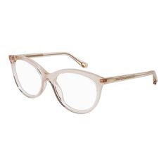 Chloe Ch 0117o 003 Transparent Pink Plastic Cat-Eye Eyeglasses 52mm Chloe Paraty, Giorgio Armani Sunglasses, Chloe Sunglasses, Large Sunglasses, Toned Women, Heart Sunglasses, Tortoise Sunglasses, Brown Sunglasses, Butterfly Sunglasses