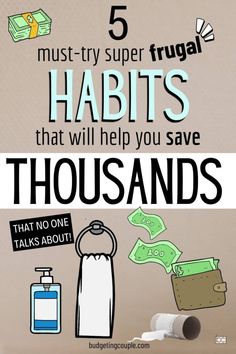 the 5 must try super frugal habitts that will help you save thousands