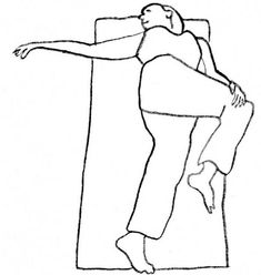 a drawing of a man leaning on a wall