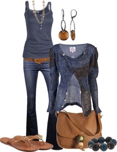 Summer outfit for women with all accessories | You can find this at => http://feedproxy.google.com/~r/amazingoutfits/~3/Q1AefrkeX04/photo.php Looks Jeans, Komplette Outfits, Summer Dresses For Women, Look Fashion, Casual Chic, Sundress, Clothing And Shoes, Style Me