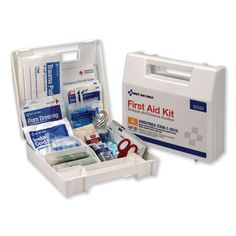 First Aid Only ANSI 2015 Compliant Class A Type I and II First Aid Kit for 25 People, 89 Pieces, Plastic Case 90588 – Becauze Employee Safety, Emergency First Aid, Emergency Blanket, First Aid Supplies, Cold Pack, Easy Reading, Aid Kit, First Aid Kit, Survival Tips