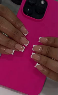 Baddie Nails Short, Overlay Nails, 20k Followers, Cute Acrylic Nail Designs