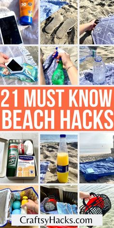 beach hacks that are great for families to do in the sand and on the water