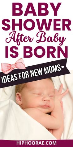 baby shower after baby is born ideas for new moms