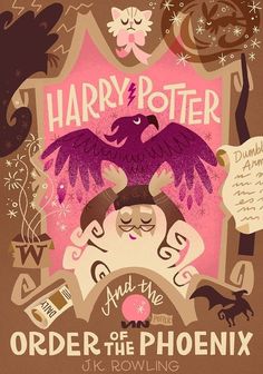 harry potter and the order of the pheonix by j k rowling poster