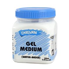 dervan impasto medium water based paint, 2 5oz jar - white