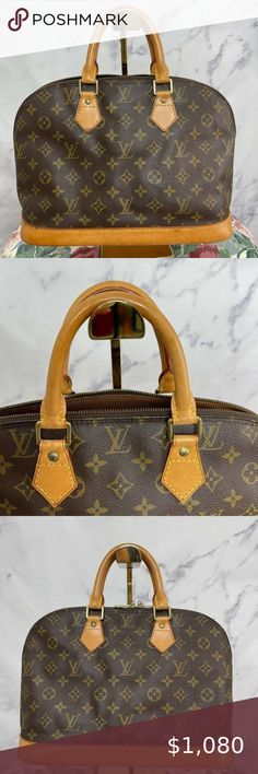 Louis Vuitton | Vintage Monogram Alma PM Louis Vuitton Alma Pm, Louis Vuitton Vintage, Alma Pm, Vintage Monogram, Vintage Louis Vuitton, Everyday Bag, Louis Vuitton Speedy Bag, Canvas Leather, Vuitton Handbags