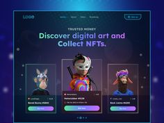 the homepage for an art and collectibles store, which has been designed to look like they are wearing masks