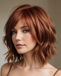 60 Stunning Cowboy Copper Hair Inspo Pics Hair Color Auburn, Lob Haircut, Auburn Hair, Copper Hair, Haircuts For Fine Hair, Hair Game, Great Hair, Hair Dos, Gorgeous Hair