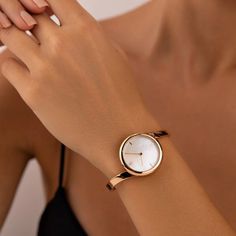 Buy CLAIRE Pearl Watch in Rose Gold | VANNA Trendy Watches Women, Pearl Watch, Unique Watches, Trendy Watches, Vintage Watches Women, Rose Gold Bangle, Watches Women, Gold Bangle, Women's Watch