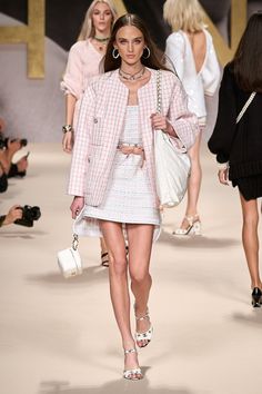 Chanel Spring 2022, Tweed Jacket Outfit, Saved Images