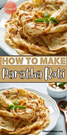 how to make paratha roti recipe with step by step pictures and video instructions