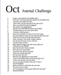 an image of a poem that has been written in black and white with the words'journal challenge'on it