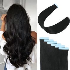 PRICES MAY VARY. Tape in Hair Extensions 20 Inch Tape in Synthetic Hair Extensions 50 Gram Seamless Tape In Extension 20 Pcs Silky Straight Hair Silky Straight Hair, Tape In Extensions, Synthetic Hair Extensions, Tape In Hair Extensions, Wig Accessories, Straight Hair, Synthetic Hair, Straight Hairstyles, Hair Extensions