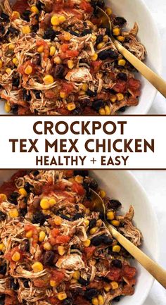 crockpot tex mex chicken healthy and easy