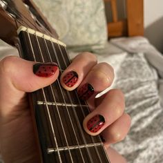 #ladybug #nailsoftheday #aesthetic Ladybug Nails Designs, Ladybird Nails, Nails Ladybug, Doodle Nails, Bug Nails, Ladybug Nail Art, Ladybug Aesthetic, Ladybug Nails, Old Vanity