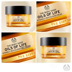 The Body Shop Oils of Life Intensely Revitalising Cream. #oilsoflife Cream For Oily Skin, Cream For Dry Skin, Skin Type, Body Oil