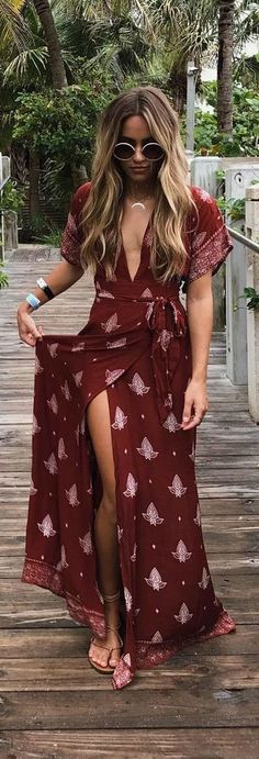 Looks Hippie, Mode Boho, Maxi Robes, Maxi Skirts, Inspired Outfits, Mode Inspiration, Looks Vintage, Trendy Dresses