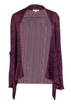 Current Boutique-Alberto Makali - Purple Cardigan w/ Gold Woven Strands Sz S Casual Purple Soft Knit Cardigan, Purple Knitted Sweater For Layering, Purple Textured Knit Sweater For Fall, Purple Knit Sweater For Fall, Casual Purple Knitted Cardigan, Cozy Purple Knit Cardigan, Purple Winter Cardigan For Layering, Purple Knit Cardigan For Fall, Purple Knitted Long Sleeve Cardigan