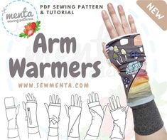 the arm warmers are designed to help keep your hands warm