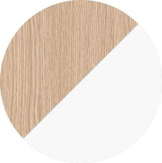 a white and light brown circle with wood grains