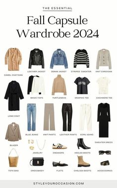 What To Pack For Europe In Autumn, Europe Travel Outfits October, Casual Minimalist Outfit Winter, Neutral Europe Outfits, Packing For Fall Travel, Capsule Wardrobe Fall Travel, Capsule Wardrobe Autumn 2024, Teacher Capsule Wardrobe 2024, Autumn Travel Outfit