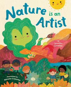 the book cover for nature is an artist