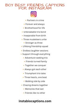 Discover a collection of heartwarming friendship captions that perfectly capture the essence of your special bonds. From laughter to support, find the ideal words to express your appreciation for your friends. Explore meaningful friendship captions now! Polaroid Captions Friends, Hashtags For Best Friends, School Friends Captions For Instagram, School Friend Captions, School Frnds Captions, Bond Captions For Instagram, Appreciation Captions For Friends, Same Notes For Instagram Best Friend, Special Bond Quotes Friendship