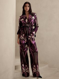 Aura Silk Pant | Banana Republic Silk Dress Pants, Sweetest Dreams, Silk Pant, Woman Suit Fashion, Into The Night, Silk Jacket, Notch Collar, Brunch Outfit, Silk Pants