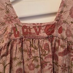 Ooak Magnolia Pearl Hand Block Printed, Embroidered And Patched Dress . Euc. Pink Bohemian Dress With Lace Patchwork, Magnolia Pearl Boots, Magnolia Pearl Ranch, Pearl Dresses, Magnolia Pearl Style Patterns, Robin Brown Magnolia Pearl, Pearl Dress, Magnolia Pearl, Free Size