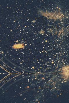 an astronomical view of the night sky with stars