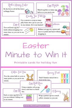 an easter printable for kids to play with