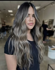 Dark Brown Hair With Blonde, Dark Brown Hair With Blonde Highlights, Medium Brunette Hair, Brown Hair With Blonde, Baylage Hair, Hair With Blonde Highlights, Wedding Hair Colors, Fall Blonde Hair