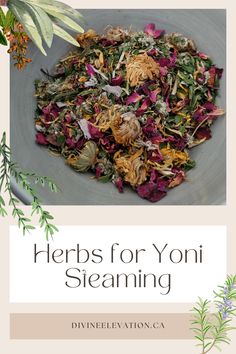 Herbs for yoni steaming and other uses for those same herbs! Baths, teas, spiritual uses and food! Herb Diy, Magickal Herbs, Steam Recipes, Natural Beauty Diy, Herb Recipes, Homemade Bath Products, Herbal Blends, Diy Natural Products