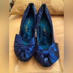 The Best. Killer Heels. So Comfortable And One Of A Kind!!! Have To Part With Them As They Deserve A New Loving Owner Sequin Heels, Irregular Choice Shoes, Irregular Choice, Killer Heels, Sequin, Color Blue, Women Shoes, Heels, Women Shopping