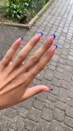 Wow Nails, French Tip Acrylic Nails, Casual Nails, Simple Acrylic Nails, Acrylic Nails Coffin Short, Fire Nails, Funky Nails, Chic Nails, French Tip Nails