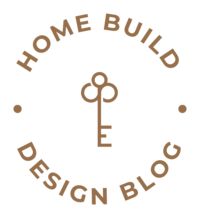 the home build design blog logo is shown in brown and white, with a key on it