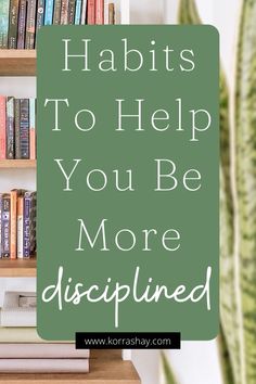 Habits to help you be more disciplined! Daily habits to build your self discipline up! Be More Disciplined, Direct Deposit, Ways To Earn Money Online, Avoid Distractions, Personal Growth Plan, Short Term Goals, Personal Development Plan, Be Honest With Yourself, Improve Productivity