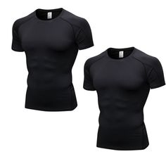 Mens Compression Shirt Short Sleeve UV Protection Male Cooling Dry Workout Shirts Mens Compression Short Sleeve Shirt: 4-Way Stretch, Quick Dry, Two-Way Air Circulation, Perfect Compression Power, Flat-Lock Seam, Breathable, Lightweight, Comfortable and Durable. Quick Dry Shirts For Men:Moisture Management Technology of the Compression Shirt Wick Sweat Away From Your Body and to the Outside of the Shirt. Occasions: Suitable for Indoor & Outdoor Workout, Fitness Training, Basketball, Soccer, Amer Black Breathable Short Sleeve Tops, Fitted Black Shirt For Gym, Breathable Black Workout Shirt, Black Breathable Crew Neck Shirt, Black Compression Crew Neck Top, Black Crew Neck Workout Shirt, Black Moisture-wicking Short Sleeve Shirt, Black Crew Neck Shirt For Gym, Black Compression Shirt