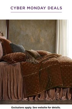 Drape your bed the sumptuous luxury of plush fabric with Sweet Delights 2-piece bedspread set. Modern Traditional Style, Velvet Bedspread, Romantic Bed, Bad Inspiration, Velvet Quilt, Velvet Bed, Sweet Delights, Bedding Stores, Living Room Shop