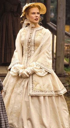 Nicole Kidman as Ada Monroe in Cold Mountain - 2003 Medieval Dresses, Cold Mountain, Period Clothing, 19th Century Fashion, Period Outfit, Costume Drama, Victorian Clothing, Period Costumes, Movie Costumes