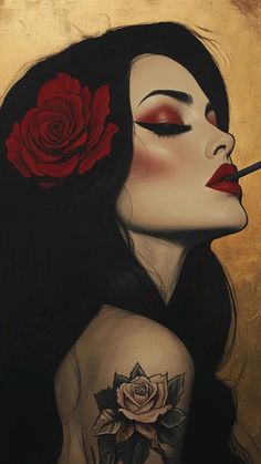 Femme Fatale Tattoo Ideas, Latina Aesthetic Art, Latina Drawing, Female Artwork Illustrations, Latina Aesthetic Wallpaper, Cleopatra Art, Dark Feminine Art, Neo Traditional Art, African Figurines