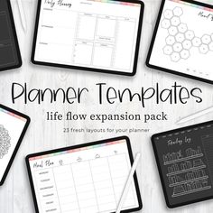 the planner templates for life flow