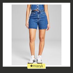 in stock High Rise Denim Shorts, High Rise Denim, Then And Now, And Now, Denim Shorts, Pick Up, In Store, High Rise, Buy Online